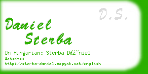 daniel sterba business card